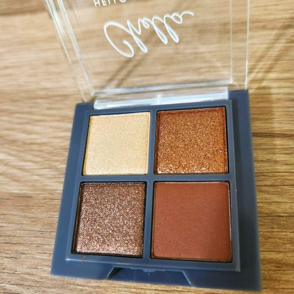 Chella Hello Beautiful mini manifest bronze eyeshadow Palette quad neutral bronz - Picture 1 of 5